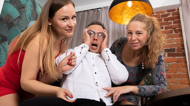 Step-Mom video with awesome Marta and Zabava Strap