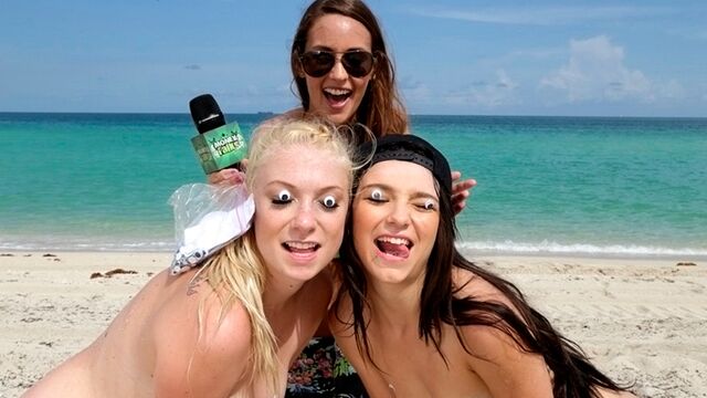 Doggystyle action with tempting Esmi Lee and Gianna Nicole