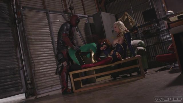 Blonde film with horny Ana Foxxx, Aubrey Kate, Lacy Lennon and Kenzie Taylor