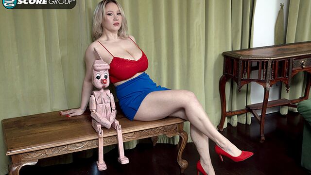 Straight Hair screw with pretty Katie Rose