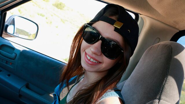 Young (18+) film with horny Lucie Cline