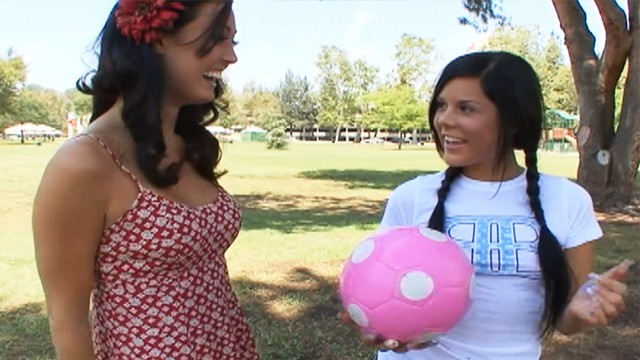 Sexy Lesbians scene from Grab