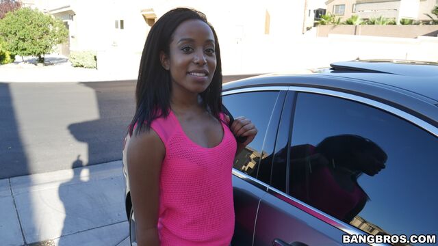 Outdoor scene with awesome Deana Dulce