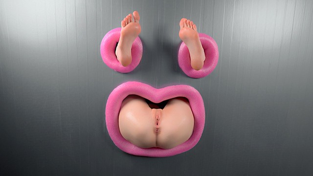 Gloryhole Creampie action with pretty pinkloving from Grab