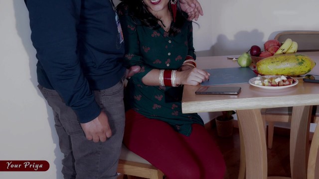 Desi Aunty action with gorgeous Your Priya Partner and YOUR PRIYA from Grab