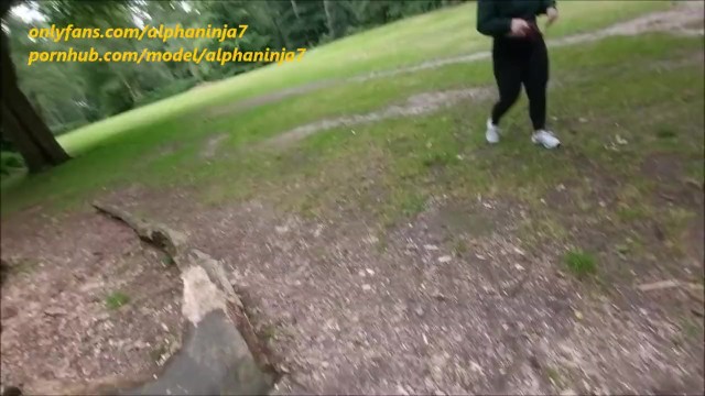 Forest scene with pretty alphaninja7 from Grab