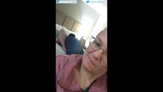 Reverse Cuckold action with passionate RedQueen88 from Grab