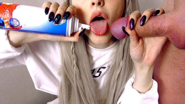 Blonde film with passionate My Creamy Soda from Grab