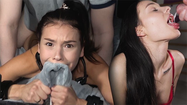 Deep Throat smut with hot Matty Mila Perez from Grab