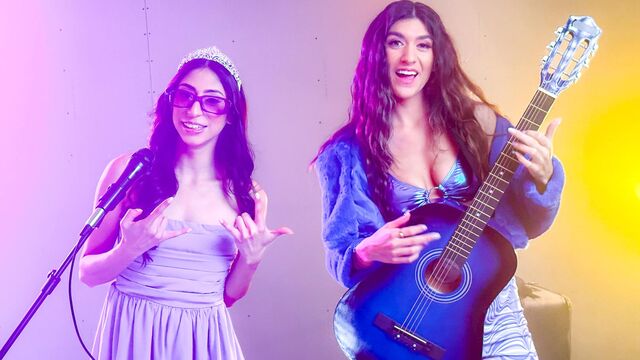 Teen (18+) screw with prefect Aubry Babcock and Sona Bella