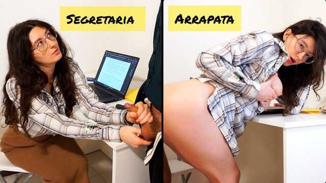 Sesso In Ufficio video with hot ElivaLove from Grab