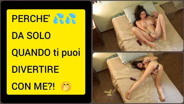 Double Penetration film with seductive ElivaLove from Grab