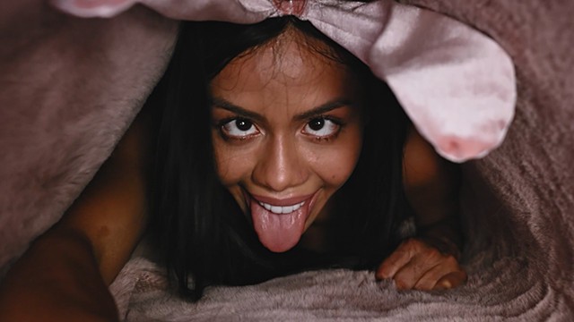 Cum Slut movie with horny Canela Skin