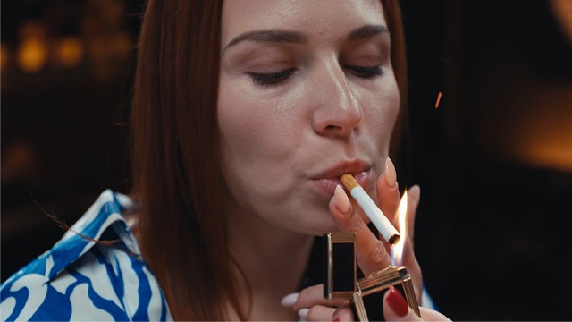 Smoking film with passionate Clemence Audiard and Josephine Jackson