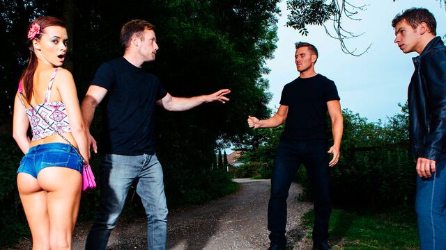 Sun-Tanned video with prefect Lea Guerlin