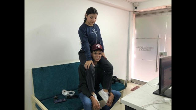 Brunette bang with seductive Mckencie12 from Grab