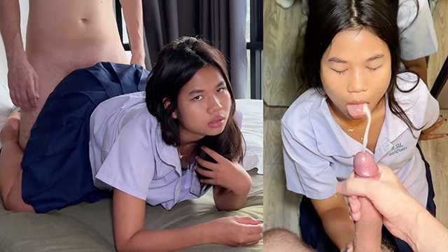 Student sex with sexy thaiandfrench from Grab