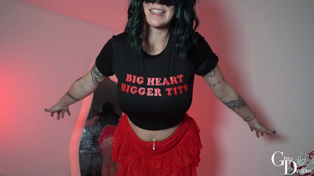 Big Tits action with gorgeous Grey Desire from Grab