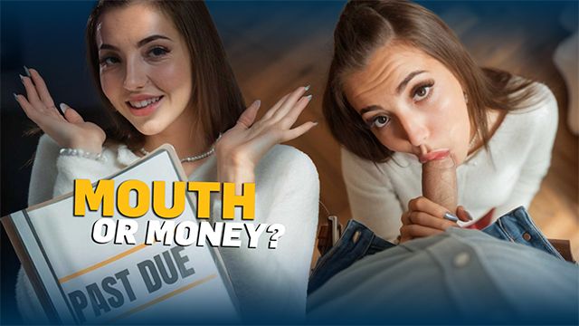 Hot Brunette film with pretty Mini Mitzix from Grab