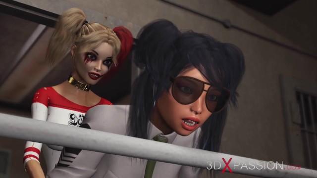 Amateur sex with seductive Harley Quinn from Grab