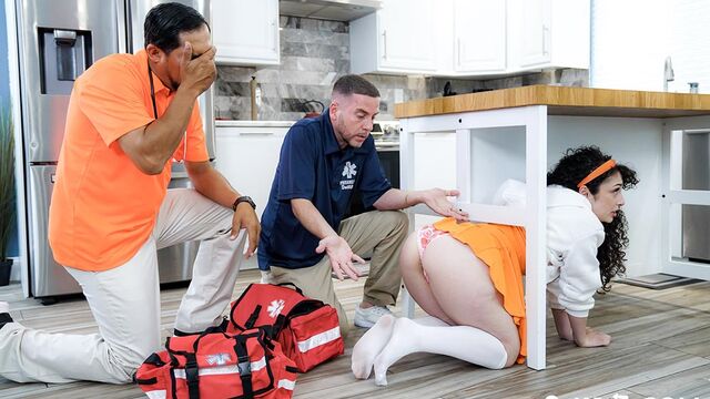 Big Cock scene with horny Sofie Reyez and Pixie Smalls