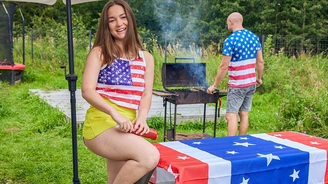 Long Hair screw with tempting Hazel Grace