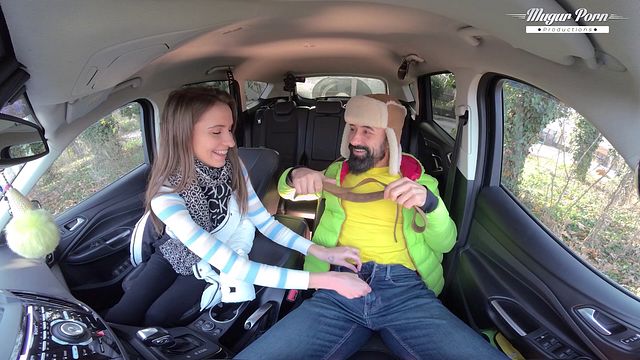 Outdoors screw with sexy Lili Charmelle and Mugur from Grab