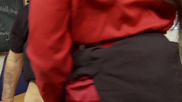 Pantyhose screw with tempting Ian Tate