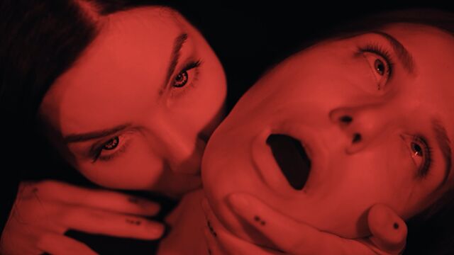 Lezdom video with gorgeous Clemence Audiard and Mag Numb from Grab