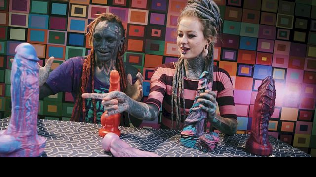 Heavily Tattooed action with sexy Anuskatzz and Lily Lu