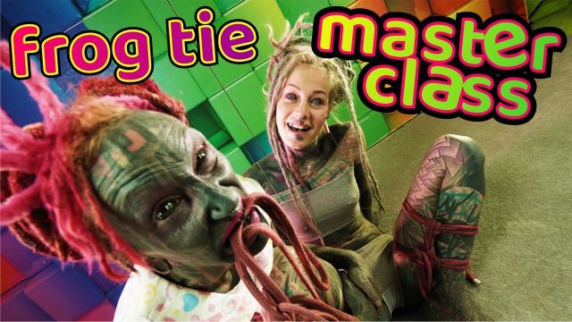 Learn Shibari film with seductive Petite Blonde from Grab