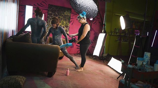 Pornstar film with awesome Anuskatzz, Lily Lu and Proxy Paige from Grab