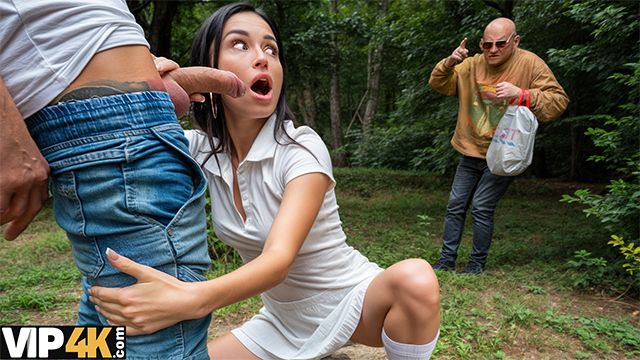 Hot Brunette movie with horny Max Dior and Milena Ray from Grab