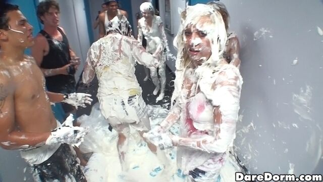 Soapy Cock video with hot Emanuela, Gabrielle, Indy Jean and Payton Smith