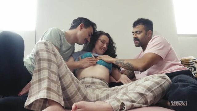 Double Penetration video with gorgeous Dadinho, Josie Boo and Karmann