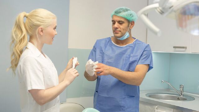 Hospital action with passionate Misha Cross