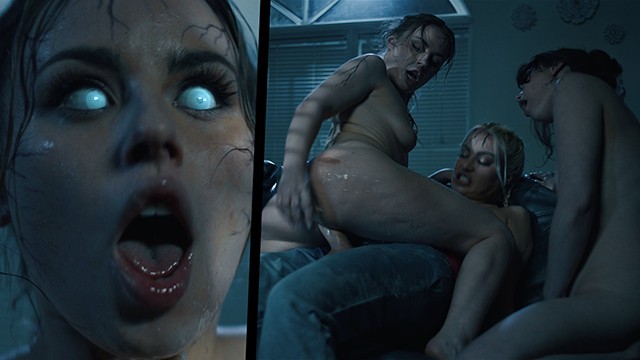 Growing Cock scene with gorgeous Anna Claire Clouds, Casey Calvert and Cherry Kiss