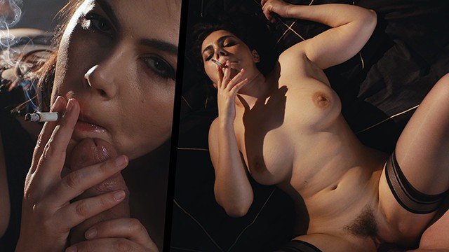 Cigarette porn with tempting Steve Q and Valentina Nappi from Grab