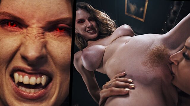 Lesbian smut with pretty Octavia Red, Talia Mint and Tiffany Tatum from Grab