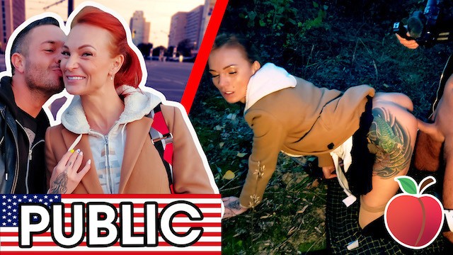 Cumshot sex with pretty Berlin, German Scout and Kessie Shy