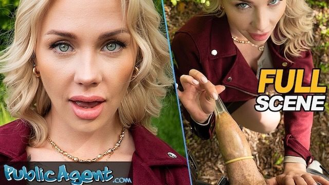 Public screw with horny Martin Gun