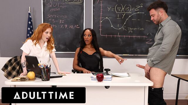 Ffm Threesome action with pretty Seth Gamble