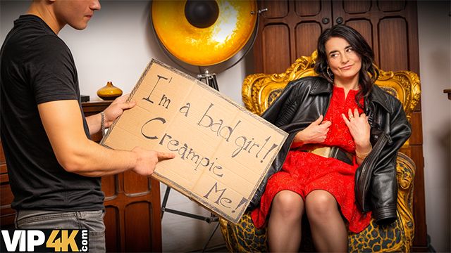 Mature Brunette screw with gorgeous Shame 4k from Grab