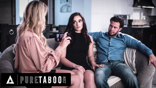Hd smut with tempting Rachael Cavalli, Seth Gamble and Sophia Burns from Grab