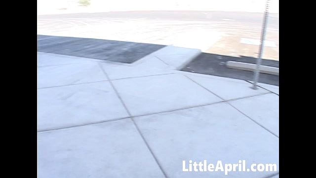 Small Tits film with tempting Little April from Grab