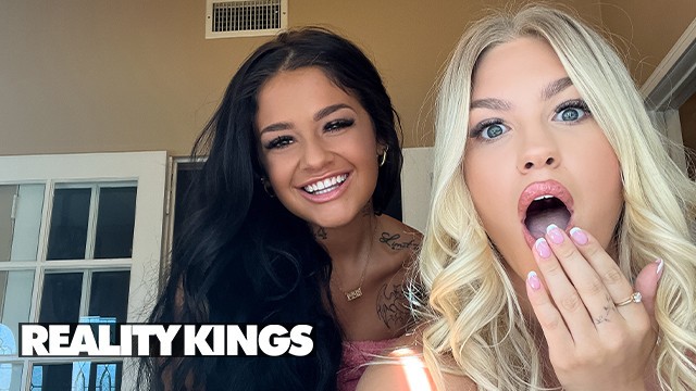 Jazlyn Ray action with pretty Jazlyn Ray and Ryan Reid from Grab