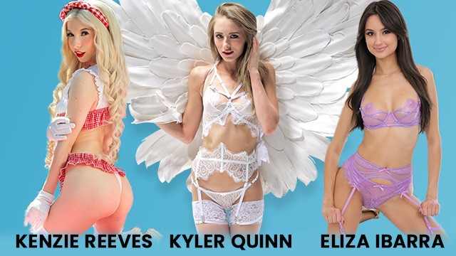 Lacy Lennon bang with pretty Eliza Ibarra, Emily Willis, Emma Hix, Kenzie Reeves, Kiara Cole, Kyler Quinn, Lacy Lennon, Lily Larimar and Lulu Chu from Grab