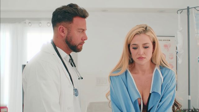 Doggystyle action with horny Blake Blossom and Melissa Stratton