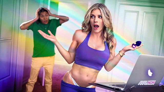 Masturbation movie with gorgeous Cory Chase and Donatello Devine from Grab
