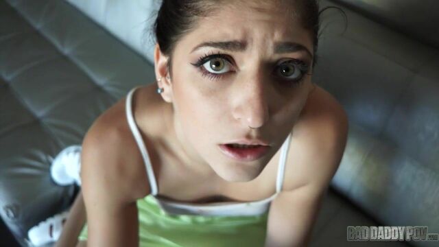 Brunette film with prefect Nikki Nightly